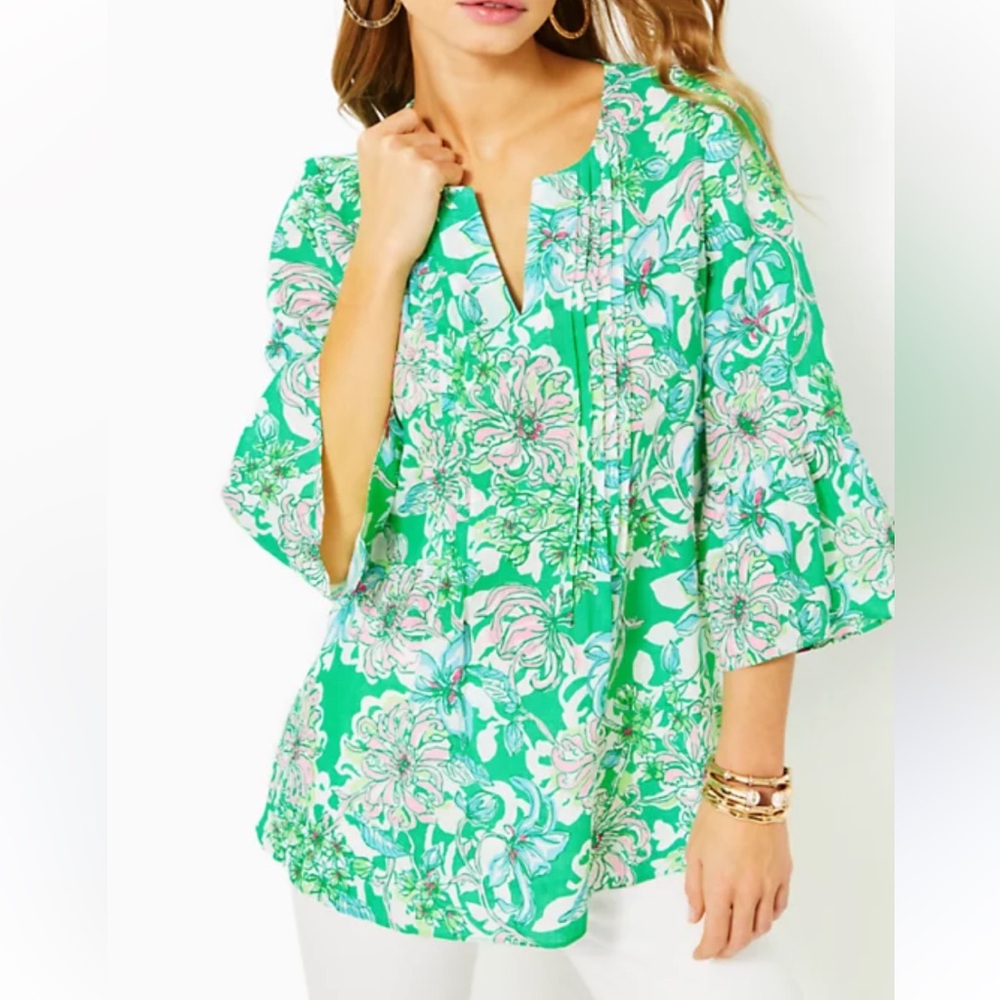 Lilly Pulitzer linen tunic